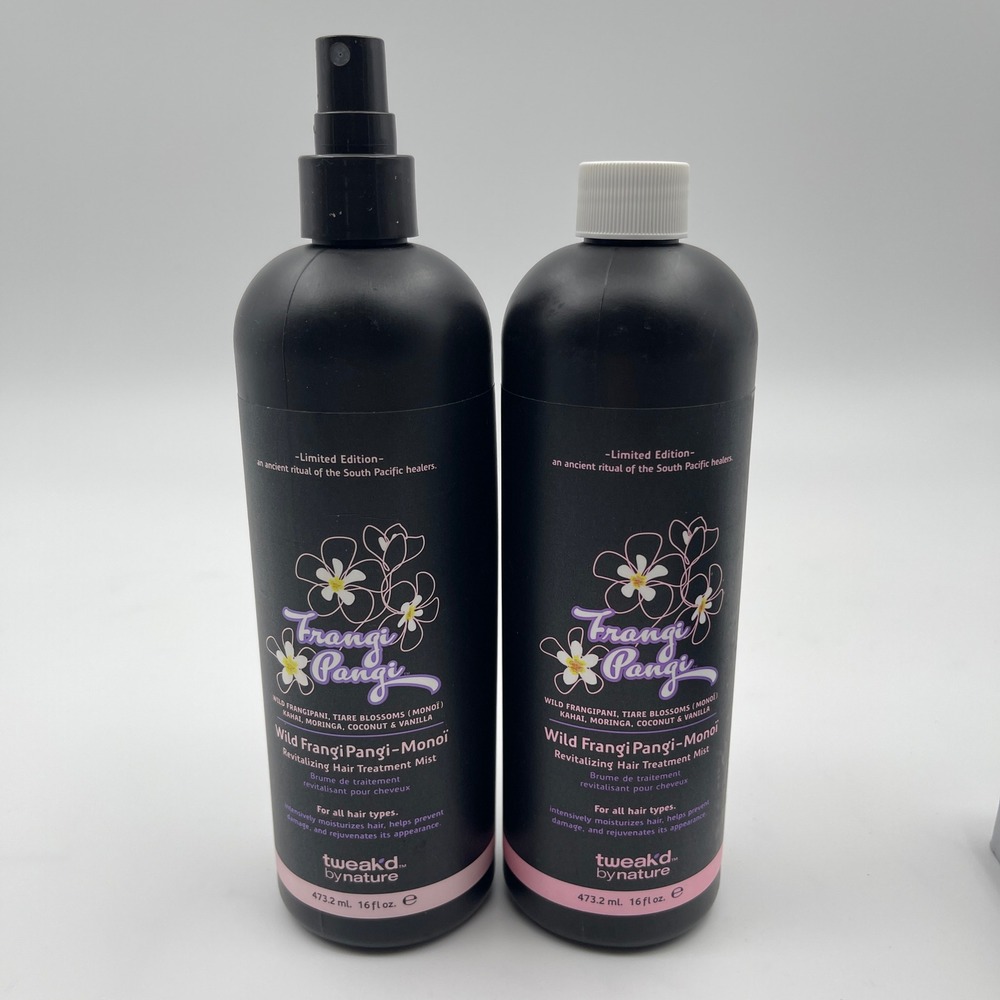 Tweak'd by Nature Wild Frangi Pangi-Monoi Hair Treatment Mist 16oz Set of 2